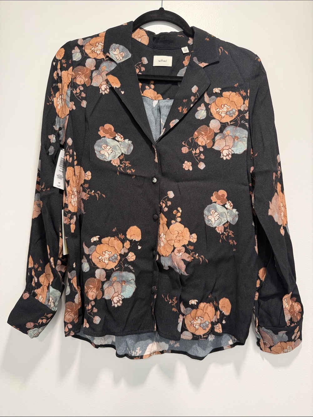 Aritzia Wilfred Tulum Floral Blouse